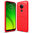 Flexi Slim Carbon Fibre Case for Motorola Moto G7 Power - Brushed Red